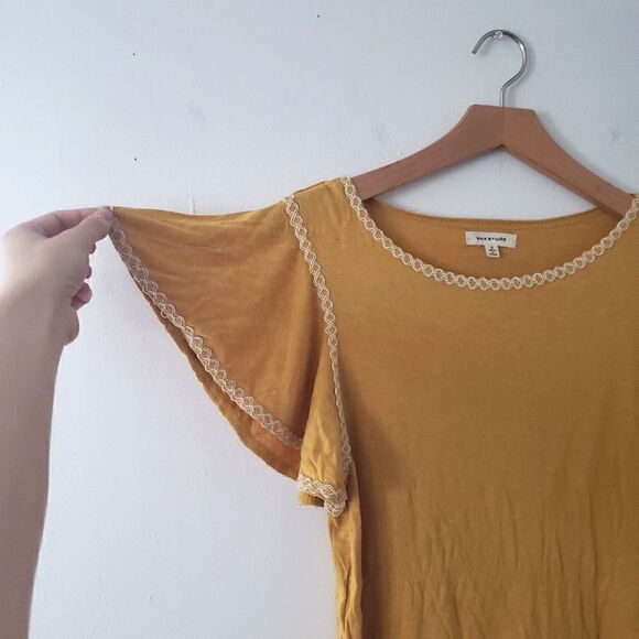 Max Studio Yellow Blouse S - Picture 3 of 5